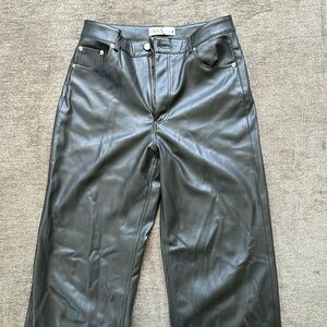 Zara leather pants